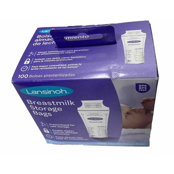 Breast Milk Storage Bags Pre Sterilized ,Pump Directly Into Bags Double Zipper - Picture 3 of 7